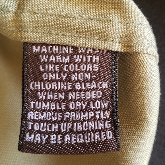 Croft and Barrow Long Sleeve Button-down 17.5 34/35.  FF102 - Picture 5 of 5